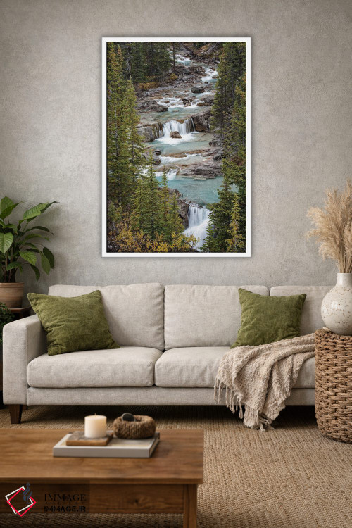 تابلو دکوراتیو Alberta. Nigel Creek, Banff National Park.,کانادا، آلبرتا.… اثر جودیت زیمرمن - D1W