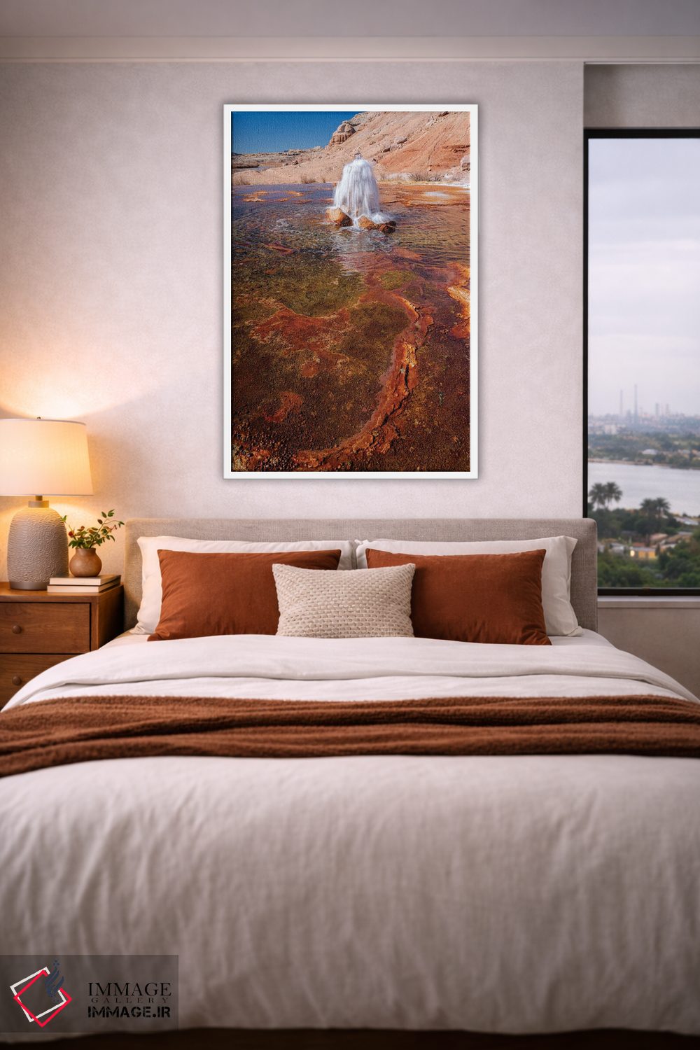 تابلو دکوراتیو Utah. Crystal Geyser, A Cold Water Geyser, Travertine Geol… اثر جودیت زیمرمن - D2W