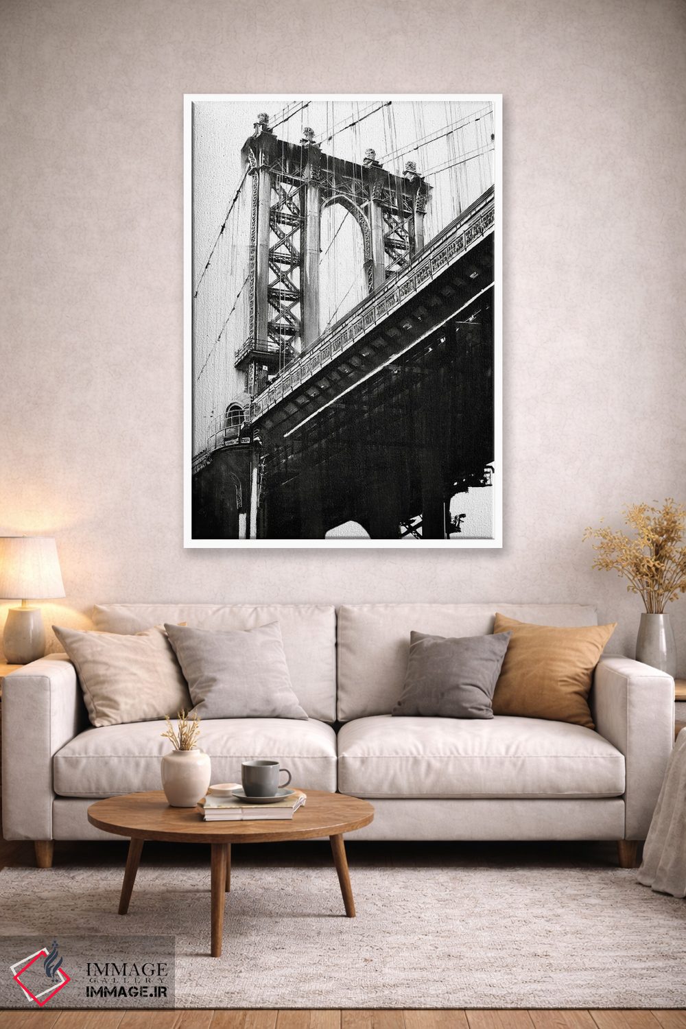 تابلو دکوراتیو پل منهتن اثر یوهان زلنین - D1W