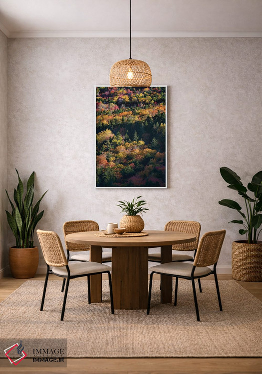 تابلو دکوراتیو Maine. Autumn foliage viewed from atop The Bubbles near Jo… اثر جودیت زیمرمن - D2W