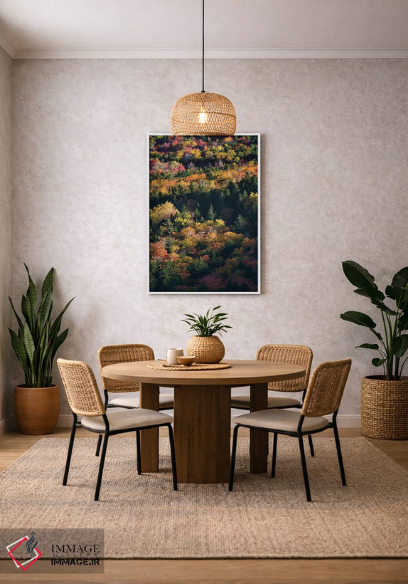 تابلو دکوراتیو Maine. Autumn foliage viewed from atop The Bubbles near Jo… اثر جودیت زیمرمن - D2W