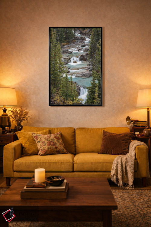 تابلو دکوراتیو Alberta. Nigel Creek, Banff National Park.,کانادا، آلبرتا.… اثر جودیت زیمرمن - D4B