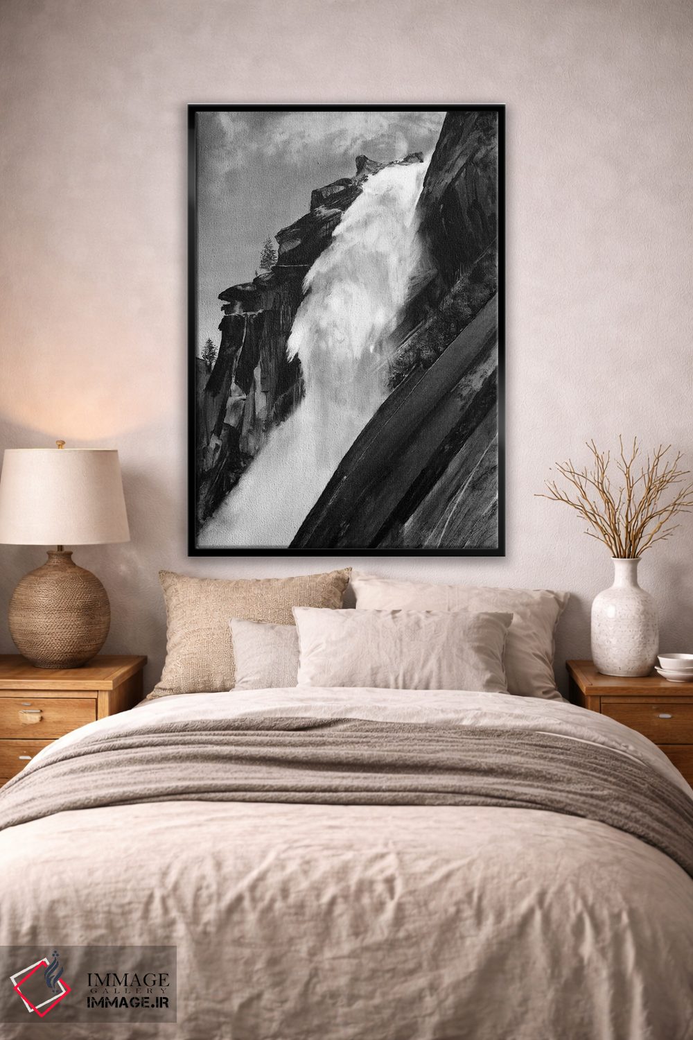 تابلو دکوراتیو آبشار اثر یوهان زلنین - D2B