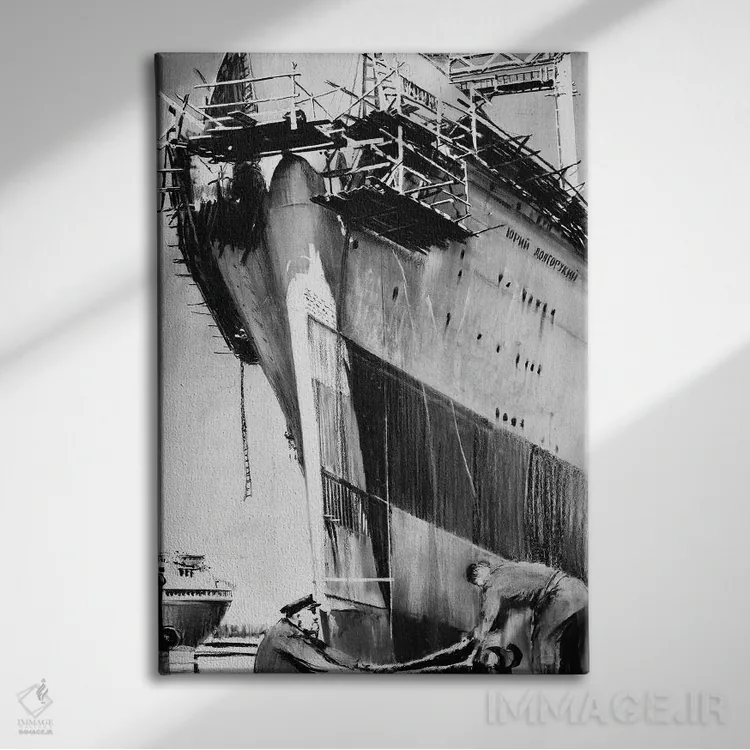 تابلو دکوراتیو یوری دولگوروکی اثر یوهان زلنین - نمای روبهرو روی دیوار