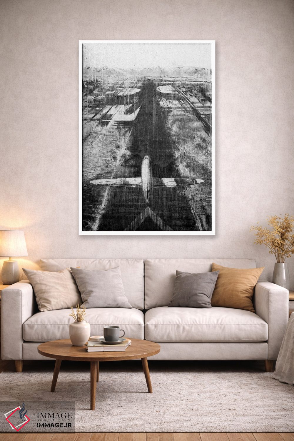 تابلو دکوراتیو هواپیما اثر یوهان زلنین - D1W