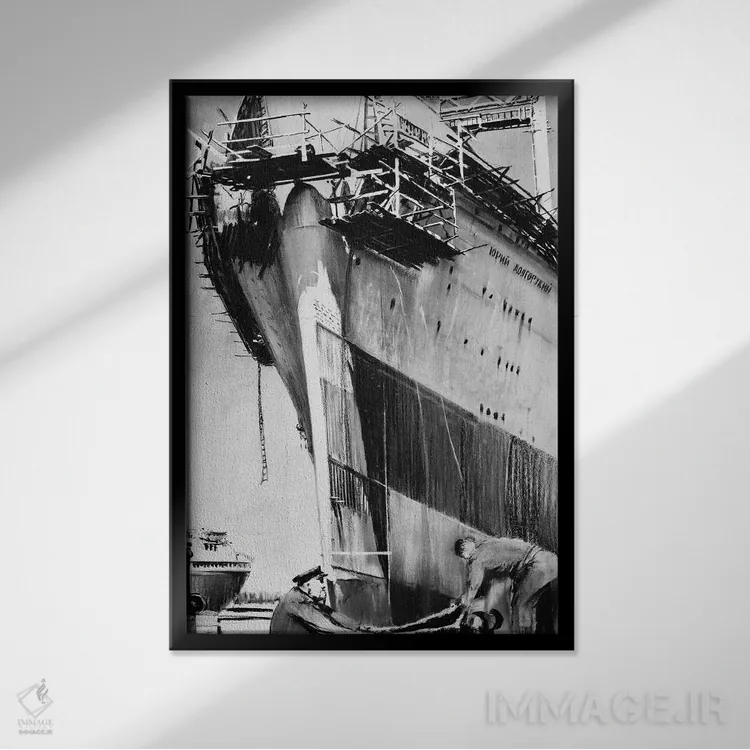 تابلو دکوراتیو یوری دولگوروکی اثر یوهان زلنین - نمای قابدار مشکی