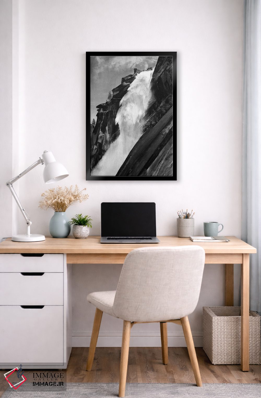 تابلو دکوراتیو آبشار اثر یوهان زلنین - D5B