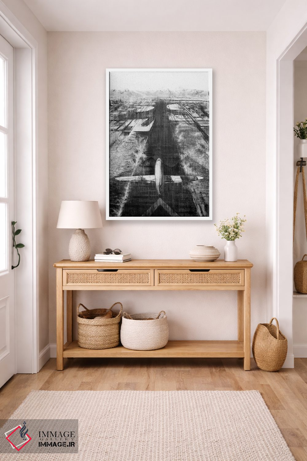 تابلو دکوراتیو هواپیما اثر یوهان زلنین - D5W