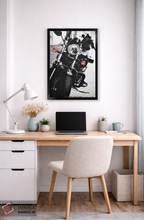 تابلو دکوراتیو هارلی دیویدسون اثر یوهان زلنین - D4B