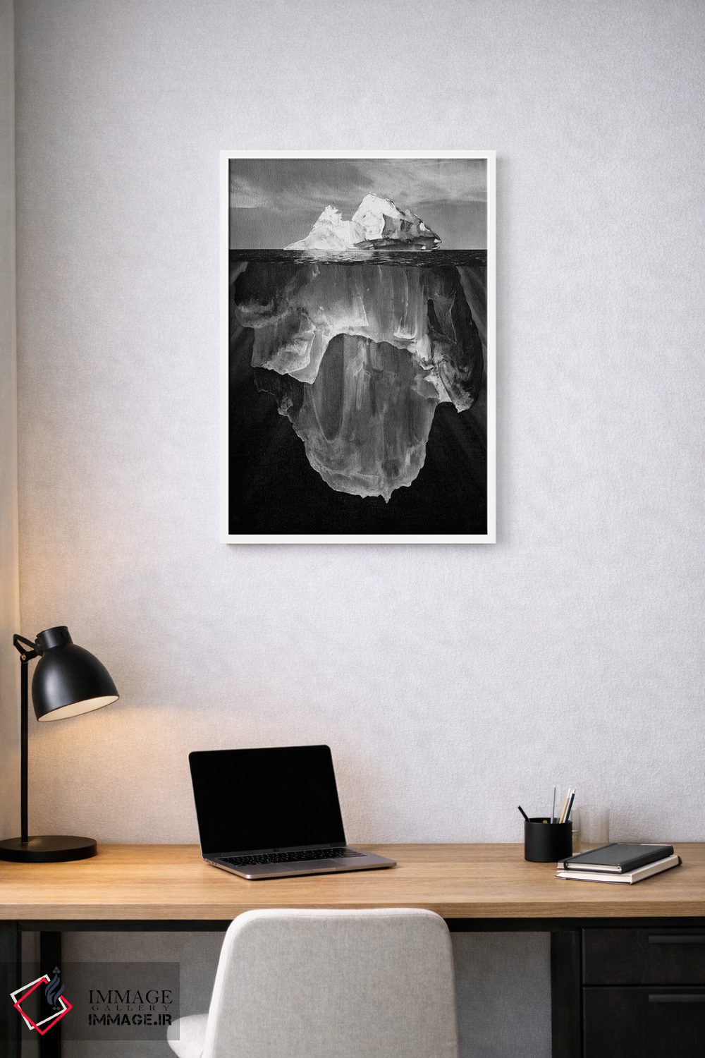 تابلو دکوراتیو کوه یخ اثر یوهان زلنین - D1W