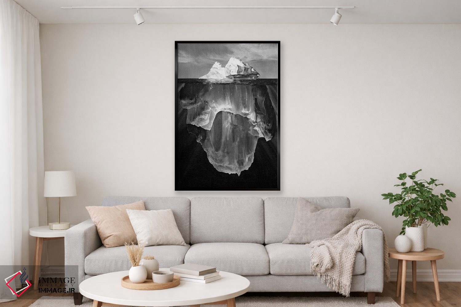 تابلو دکوراتیو کوه یخ اثر یوهان زلنین - D2B