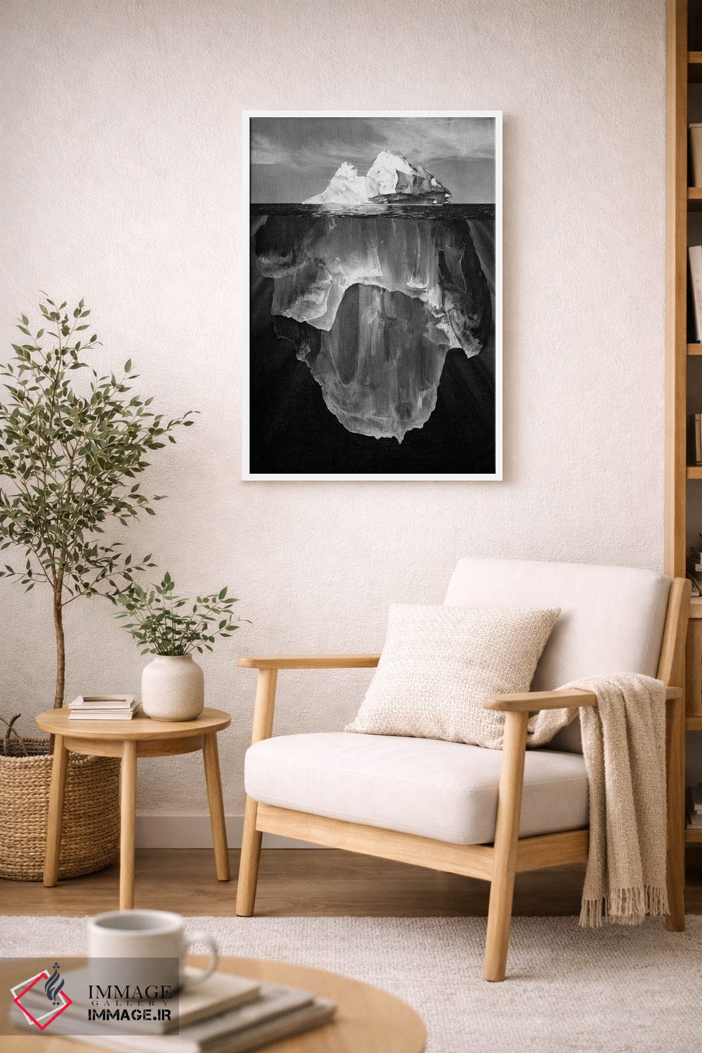 تابلو دکوراتیو کوه یخ اثر یوهان زلنین - D3W