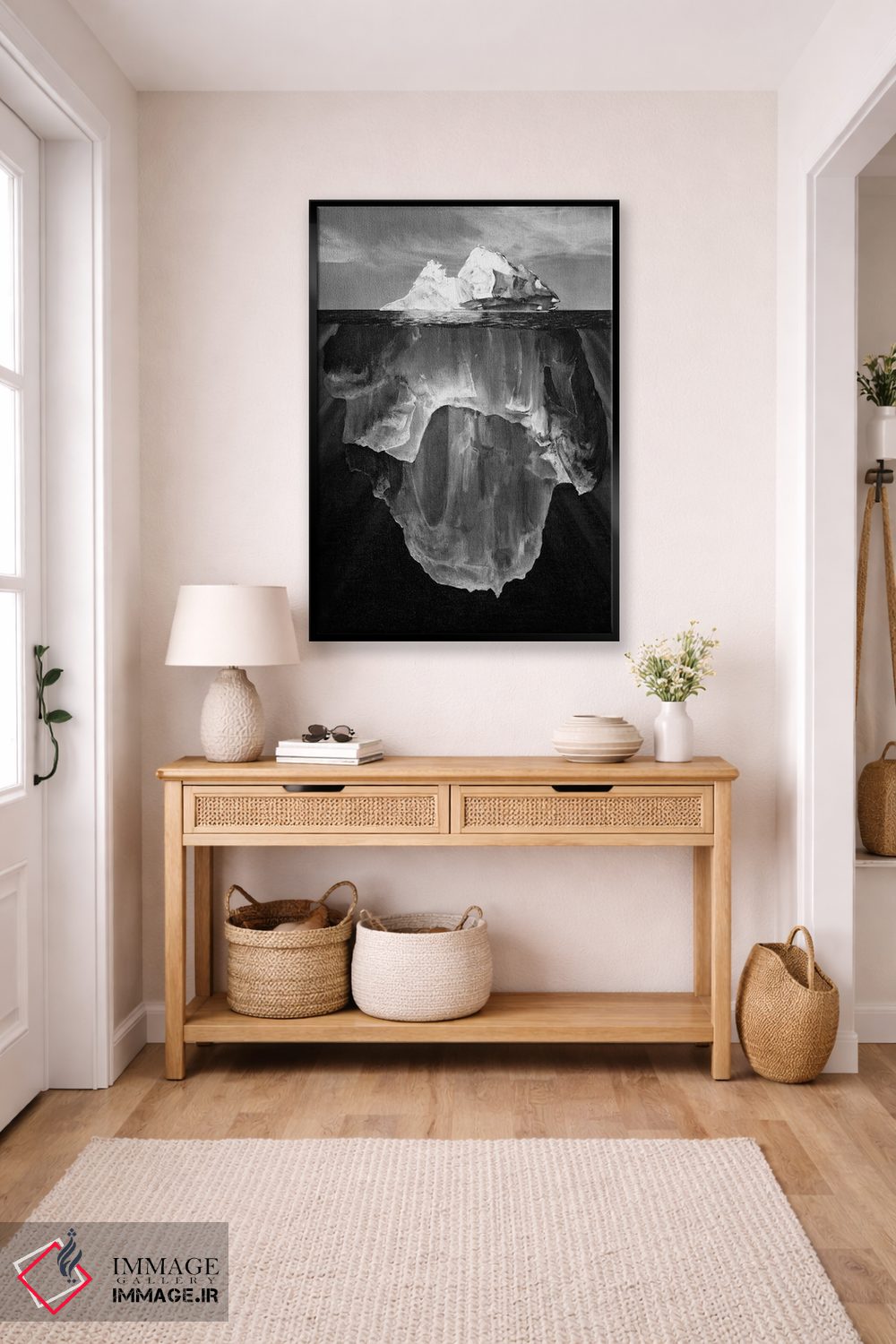 تابلو دکوراتیو کوه یخ اثر یوهان زلنین - D4B