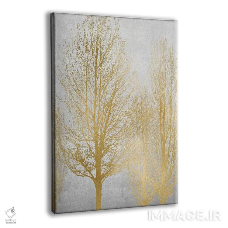 تابلو مدرنی درخت طلایی I اثر کیت بنت - نمای پرسپکتیو محصول