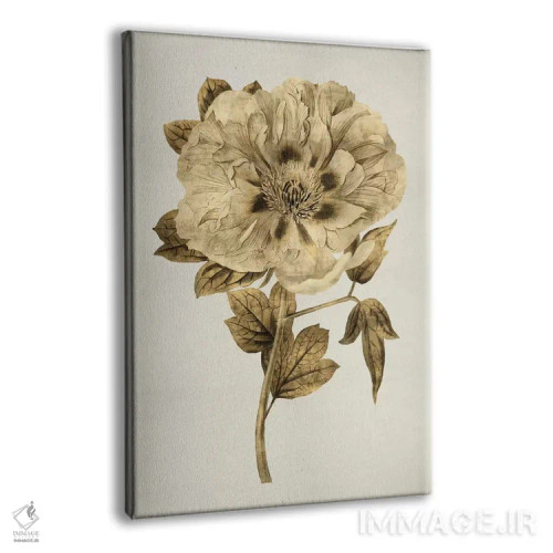 تابلو مدرن لاله طلایی I اثر کیت بنت - نمای پرسپکتیو محصول