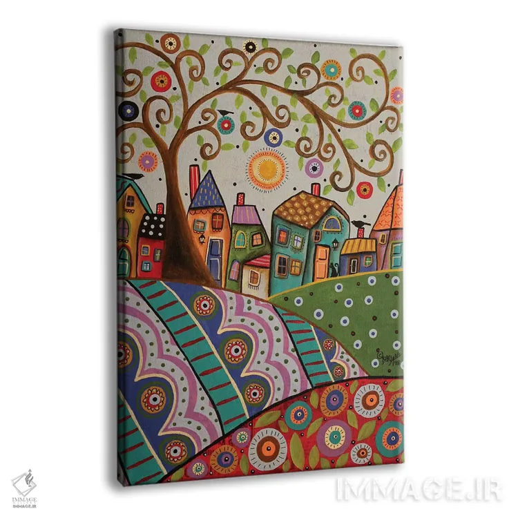 تابلو دکوراتیو منظره سرگرم کننده اثر کارلا جرارد - نمای پرسپکتیو محصول