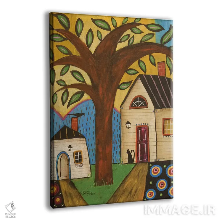 تابلو دکوراتیو بهار خوش آمدی اثر کارلا جرارد - نمای پرسپکتیو محصول