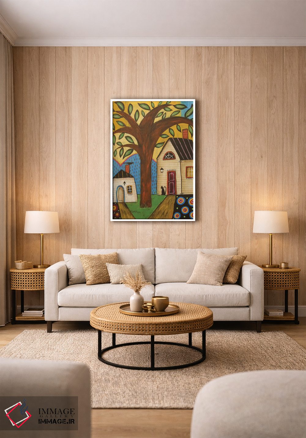 تابلو دکوراتیو بهار خوش آمدی اثر کارلا جرارد - D1W