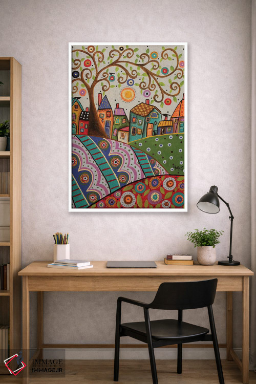 تابلو دکوراتیو منظره سرگرم کننده اثر کارلا جرارد - D1W