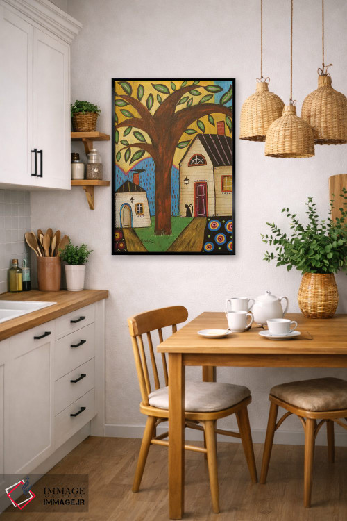 تابلو دکوراتیو بهار خوش آمدی اثر کارلا جرارد - D6B