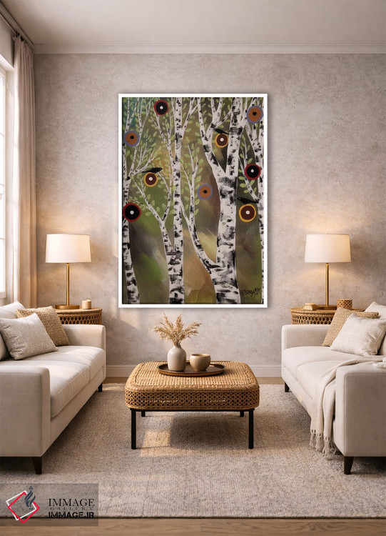 تابلو دکوراتیو توس ها I اثر کارلا جرارد - D1W