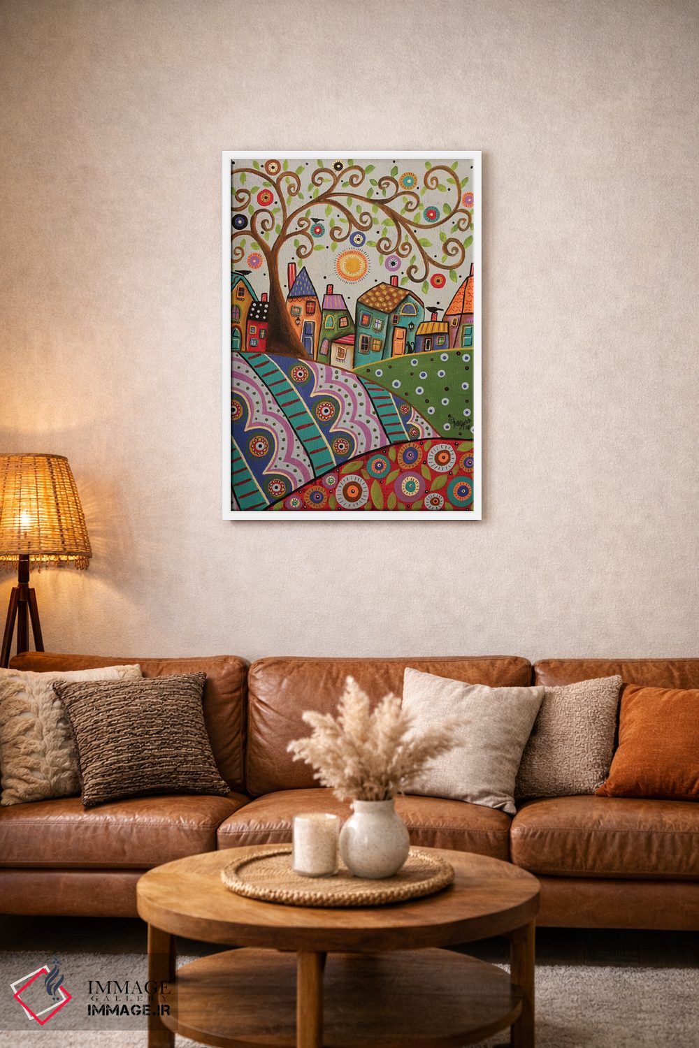 تابلو دکوراتیو منظره سرگرم کننده اثر کارلا جرارد - D2W