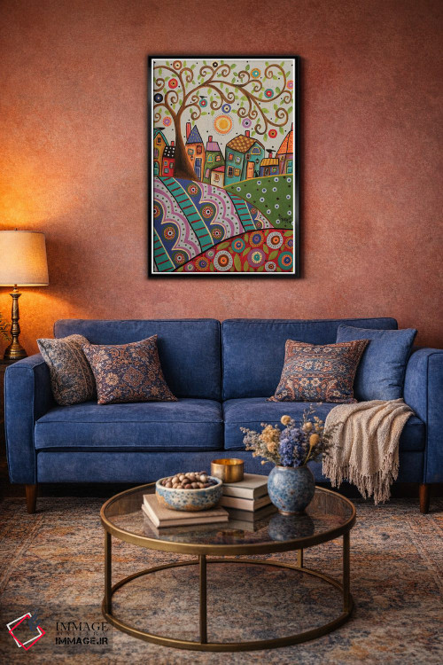 تابلو دکوراتیو منظره سرگرم کننده اثر کارلا جرارد - D4B