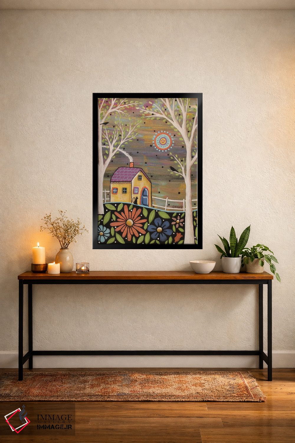 تابلو دکوراتیو شب بهاری اثر کارلا جرارد - D5B