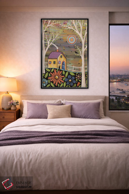 تابلو دکوراتیو شب بهاری اثر کارلا جرارد - D6B