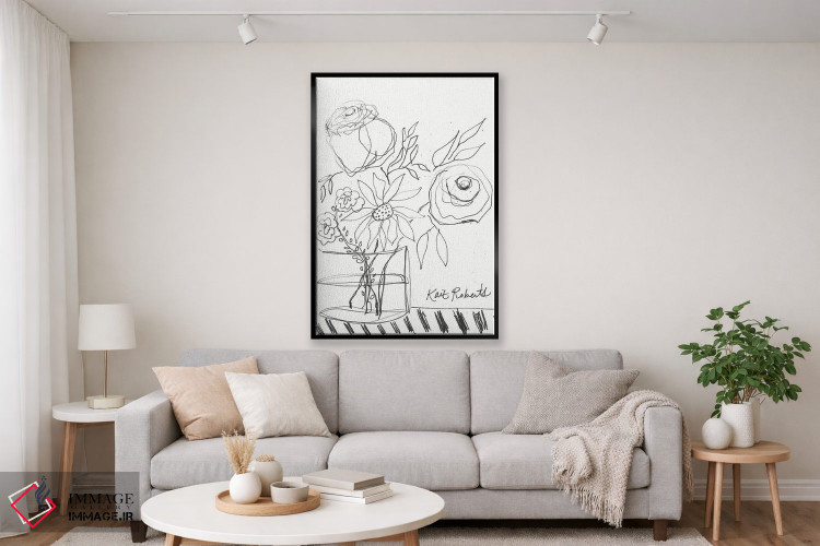 تابلو مینیمال صبح بخیر اثر کیت رابرتس - D2B