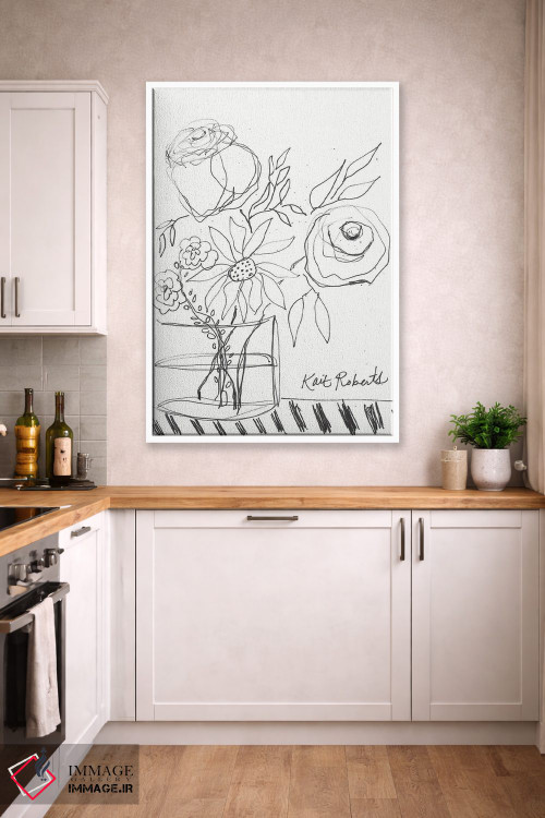 تابلو مینیمال صبح بخیر اثر کیت رابرتس - D3W