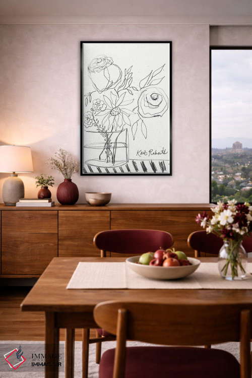 تابلو مینیمال صبح بخیر اثر کیت رابرتس - D4B