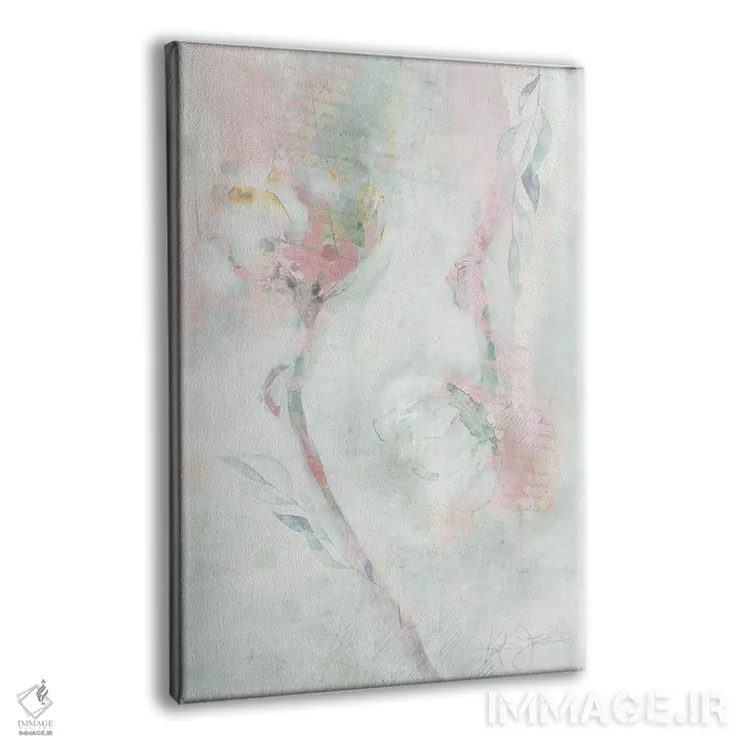 تابلو مدرن جفت گل آلاله اثر کاترینا جونز - نمای پرسپکتیو محصول