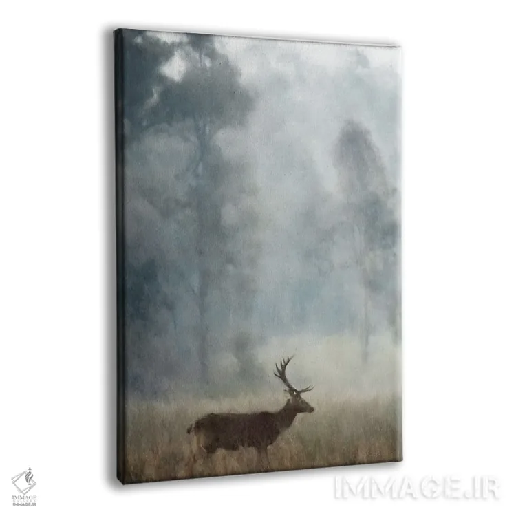 تابلو دکوراتیو گوزن نر اثر کاترینا جونز - نمای پرسپکتیو محصول