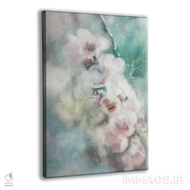 تابلو مدرن شاخه شکوفه دار اثر کاترینا جونز - نمای پرسپکتیو محصول