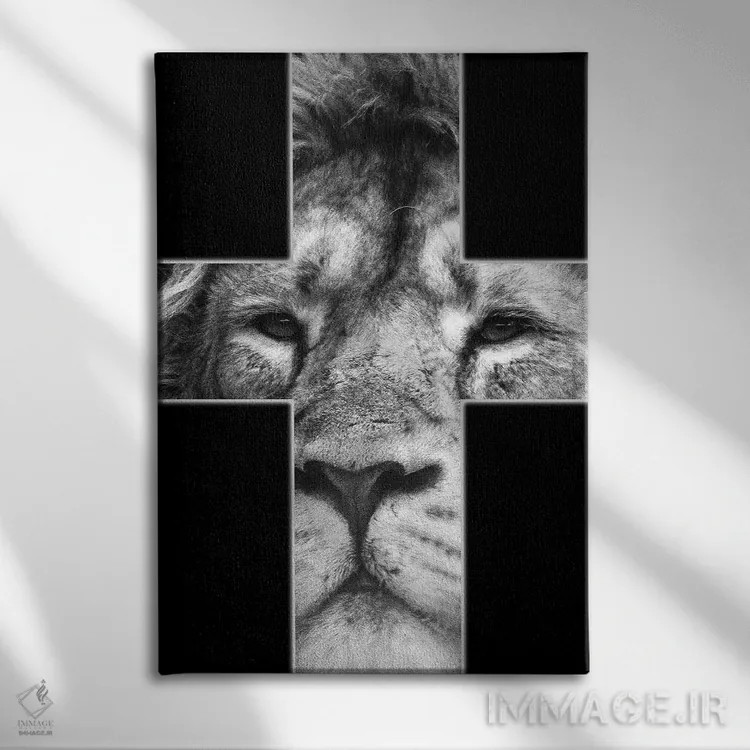 تابلو دکوراتیو عمل II نسخه دوم اثر کیمبرلی آلن - نمای روبهرو روی دیوار