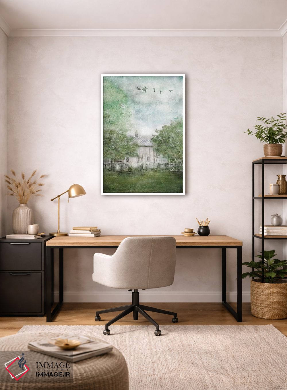 تابلو دکوراتیو خانه قدیمی بهاری اثر کاترینا جونز - D2W