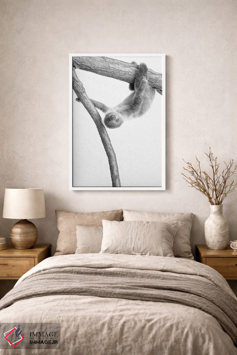 تابلو دکوراتیو تنبل کوچولو I اثر کیمبرلی آلن - D1W