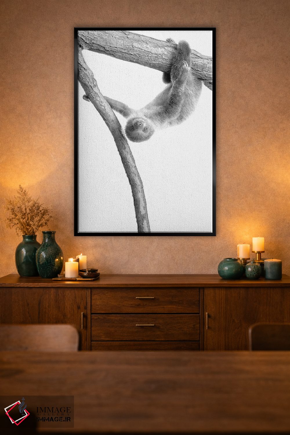 تابلو دکوراتیو تنبل کوچولو I اثر کیمبرلی آلن - D2B