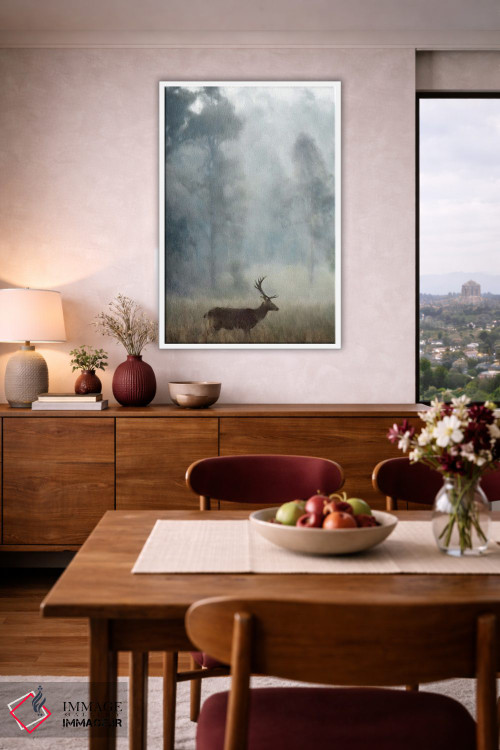 تابلو دکوراتیو گوزن نر اثر کاترینا جونز - D3W