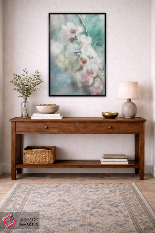 تابلو مدرن شاخه شکوفه دار اثر کاترینا جونز - D3B