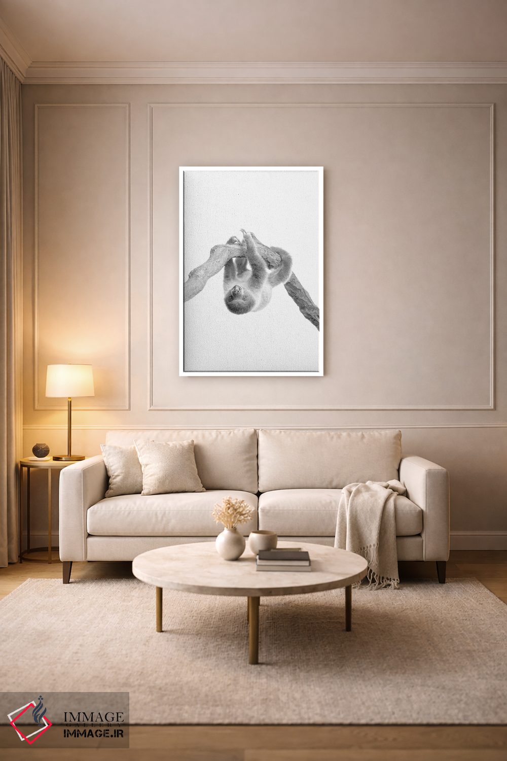 تابلو دکوراتیو تنبل کوچولو II اثر کیمبرلی آلن - D3W