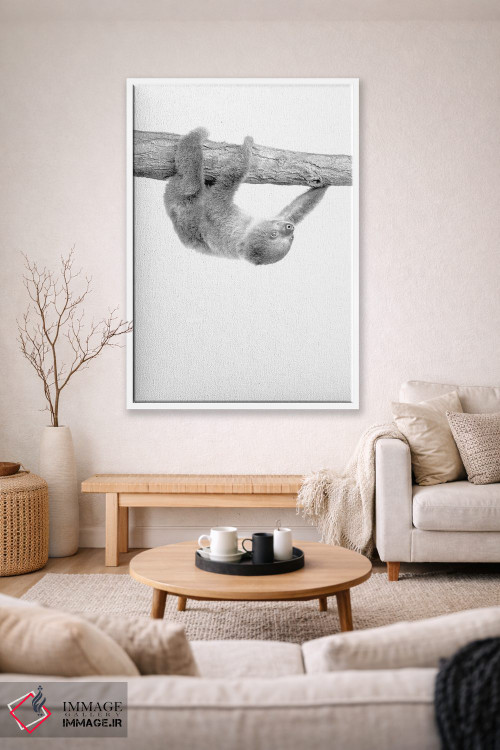 تابلو دکوراتیو تنبل کوچولو III اثر کیمبرلی آلن - D1W