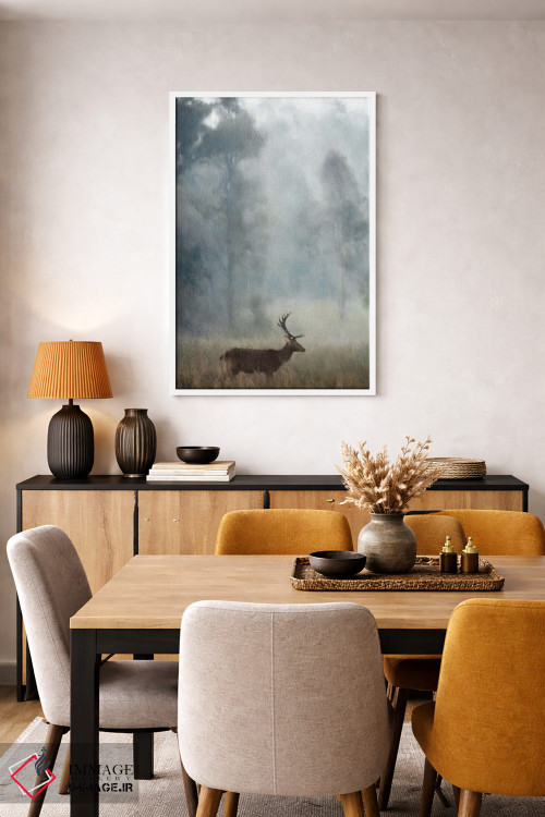 تابلو دکوراتیو گوزن نر اثر کاترینا جونز - D5W