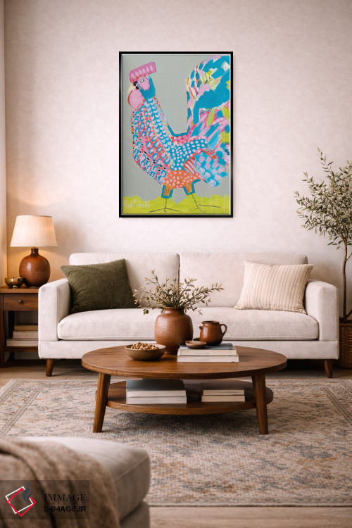 تابلو دکوراتیو رالف خروس اثر کیت رابرتس - D5B