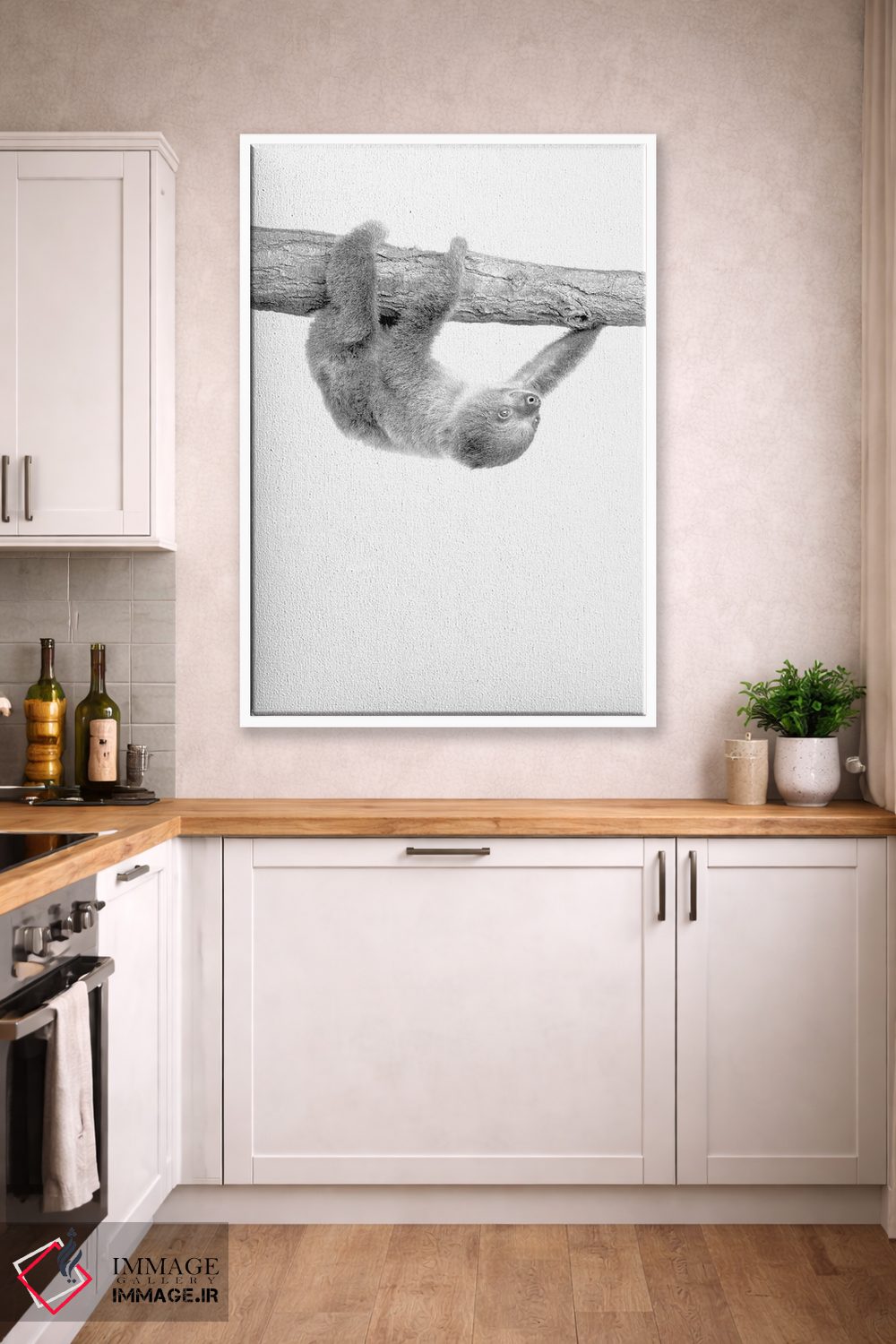 تابلو دکوراتیو تنبل کوچولو III اثر کیمبرلی آلن - D3W