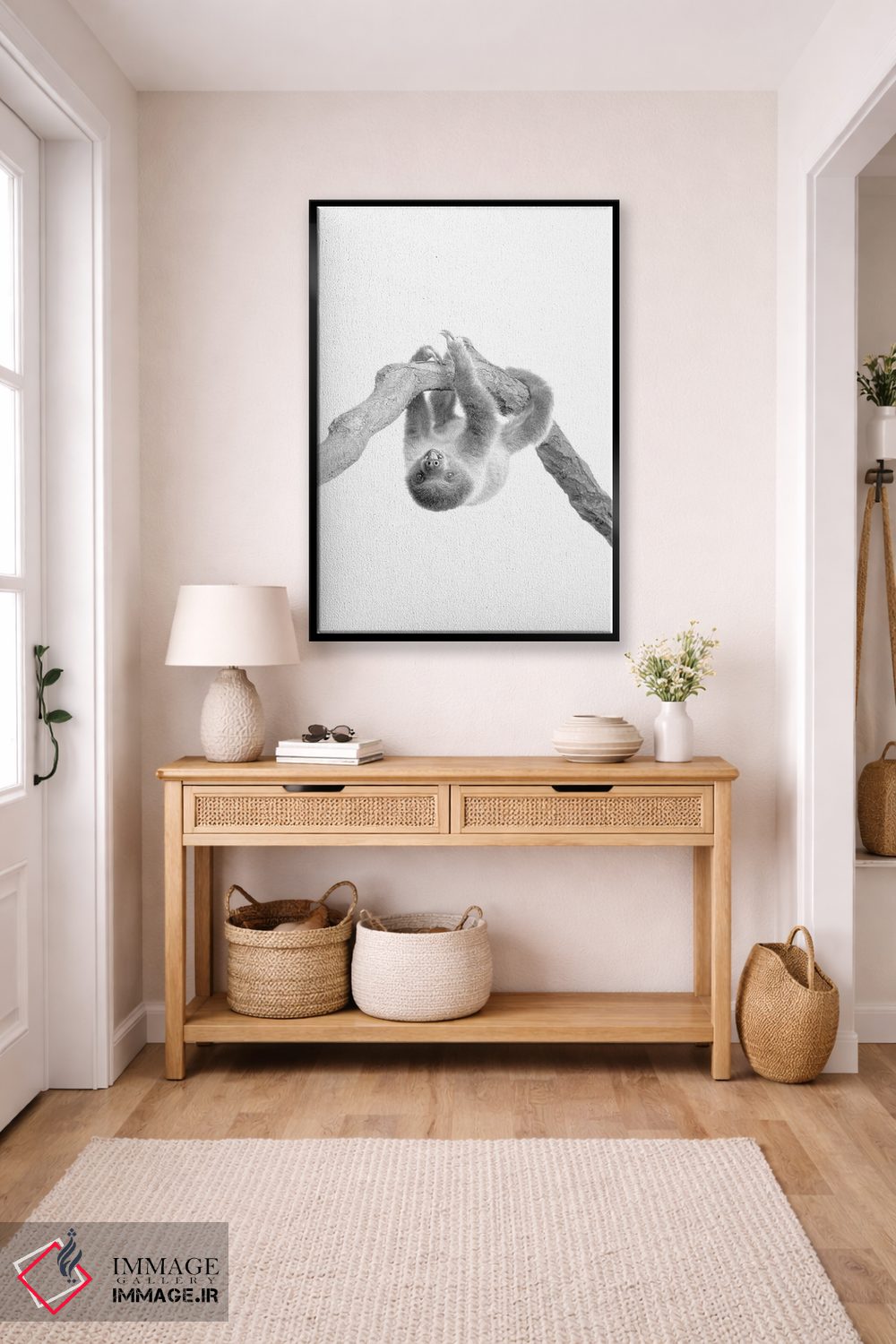 تابلو دکوراتیو تنبل کوچولو II اثر کیمبرلی آلن - D6B