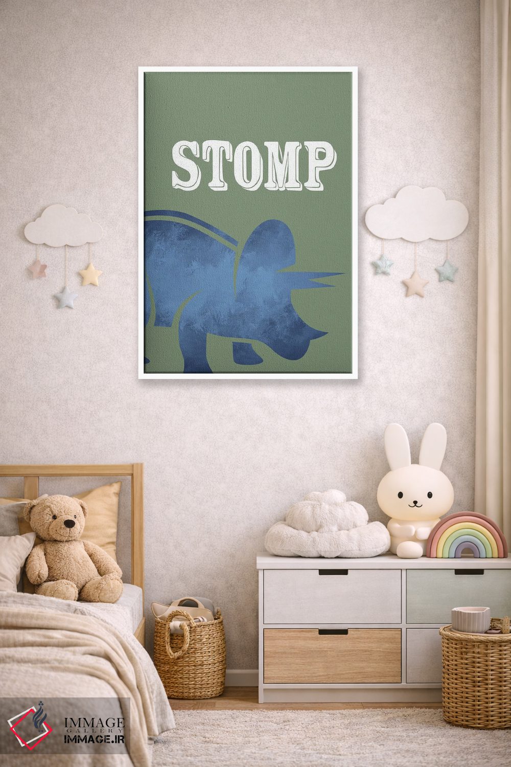 تابلو دکوراتیو کوبیدن ۱ اثر کیمبرلی آلن - D4W