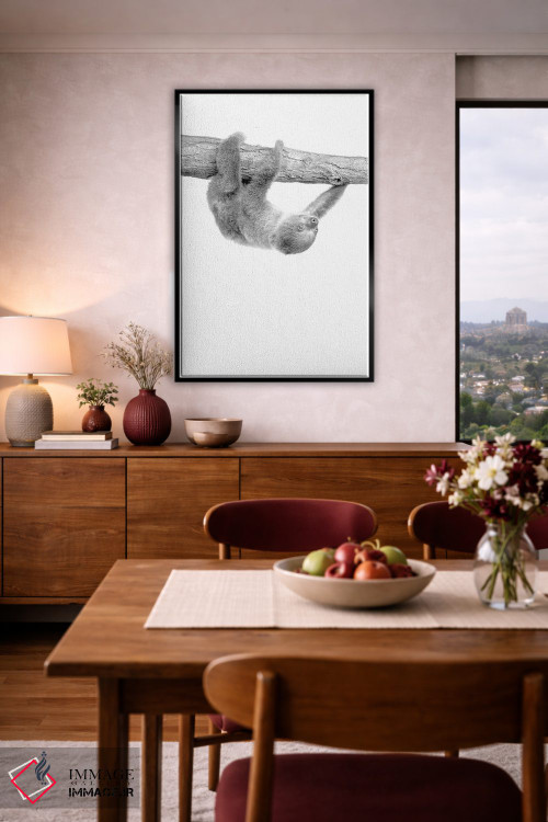 تابلو دکوراتیو تنبل کوچولو III اثر کیمبرلی آلن - D4B