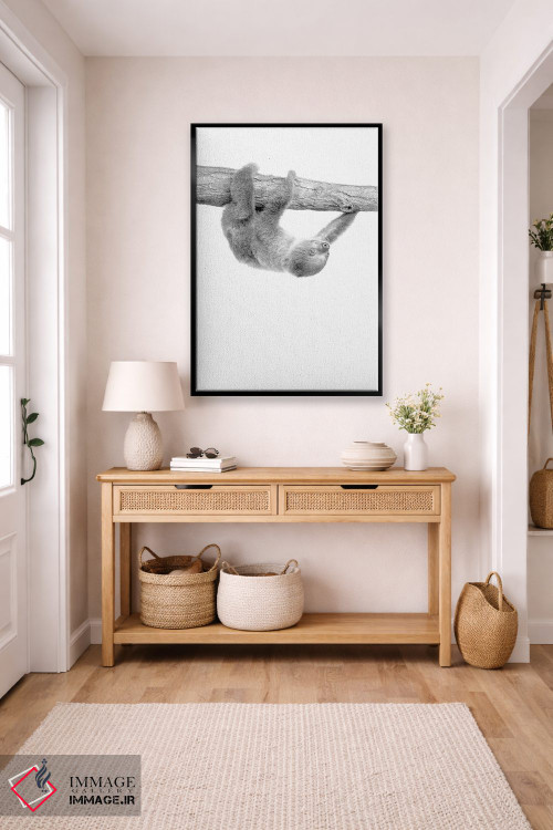 تابلو دکوراتیو تنبل کوچولو III اثر کیمبرلی آلن - D6B